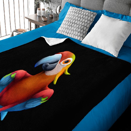 Macaw Baby Blankets