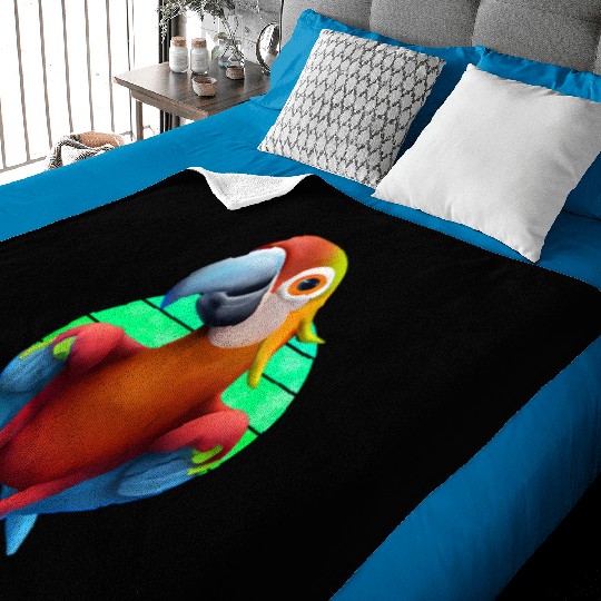 Macaw Baby Blankets