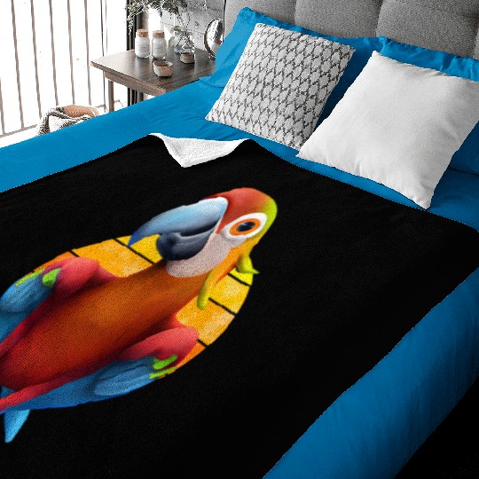 Macaw Baby Blankets