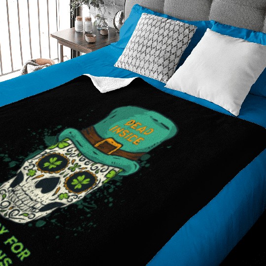 Dead Inside but Ready for Shenanigans Baby Blankets