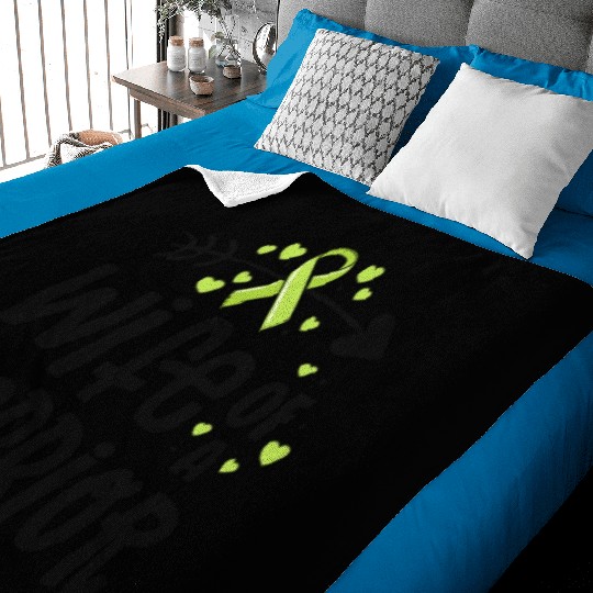 Wife Of A Warrior Lymphoma Cancer Awareness Baby Blankets