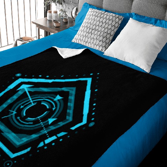 Cyberpunk teleporter 12 Baby Blankets