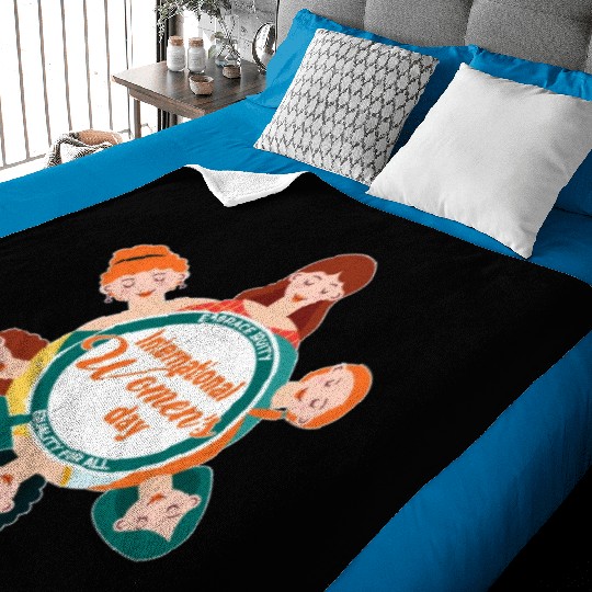 International Women's Day: Equality, Embrace Equit Baby Blankets