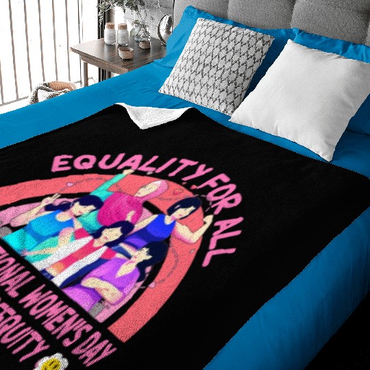 Happy International Women's Day: Embrace Equity Baby Blankets