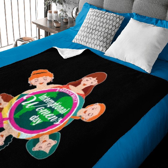 International Women's Day Theme 2023 Embrace Equit Baby Blankets