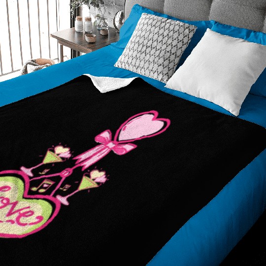 Love - Valentine's day Baby Blankets