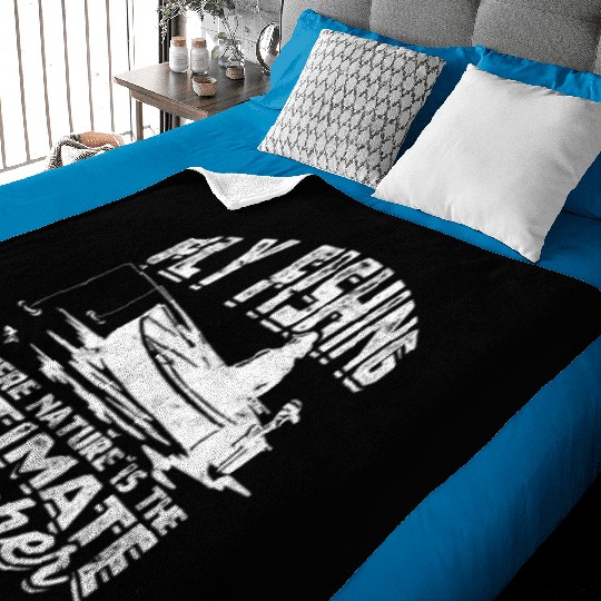 Fly fishing: where nature is the ultimate teacher Baby Blankets