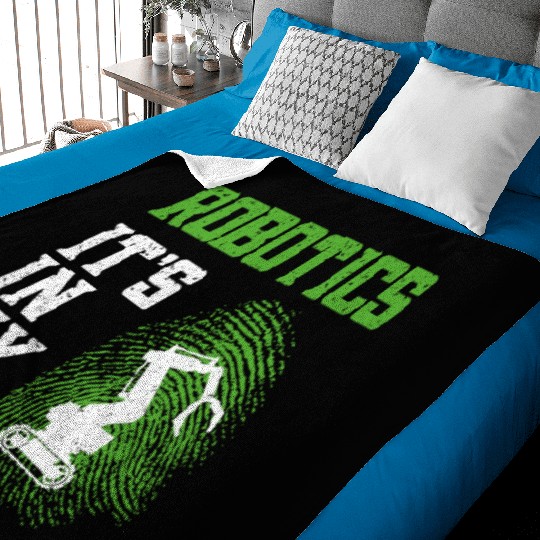 Robot Robotics Engineer Robotics Baby Blankets