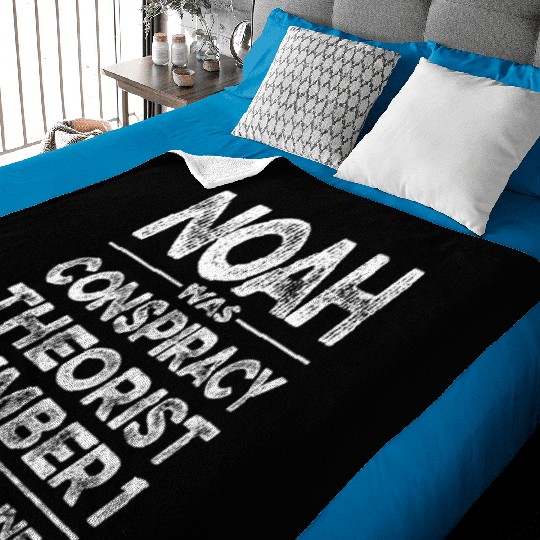 Funny Noah Conspiracy Theory & Realist Meme Libert Baby Blankets
