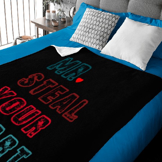 Funny Valentine Day Baby Blankets