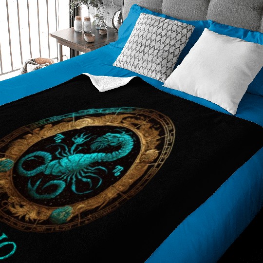 Embrace Your Scorpio Identity: Scorpio Pride Zodia Baby Blankets