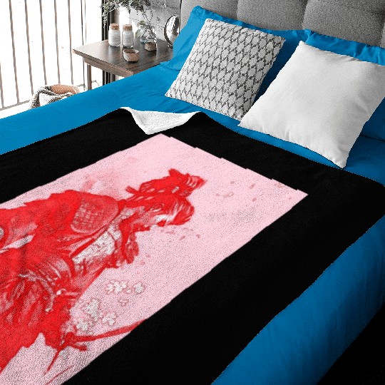 Samurai Japan Japanese Anime Katana Manga samurai Baby Blankets