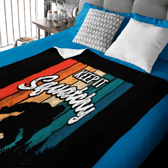 Keep it Squatchy Sasquatch Bigfoot Lover Baby Blankets