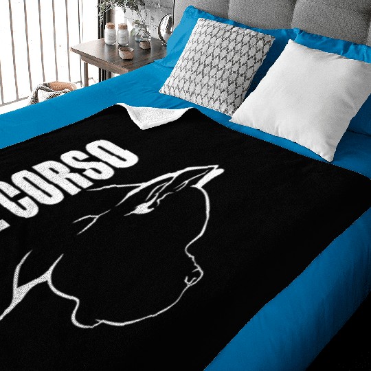 Proud Cane Corso Profile dog mom Baby Blankets