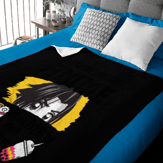 Just A Boy Who Loves Anime Ramen And.Boba Tea Baby Blankets