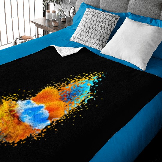 Wild creativity fox Baby Blankets