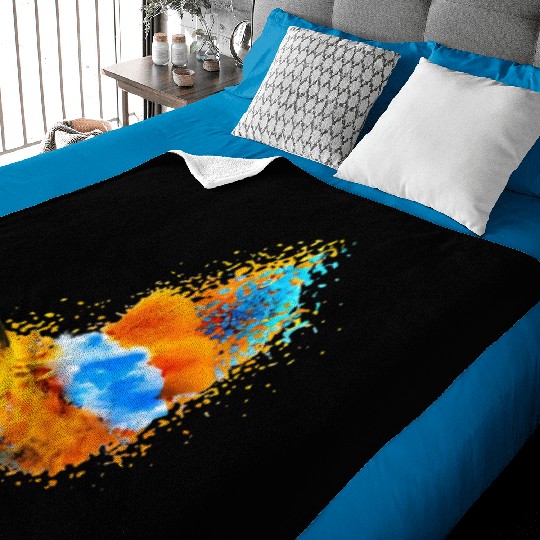 Wild creativity fox Baby Blankets