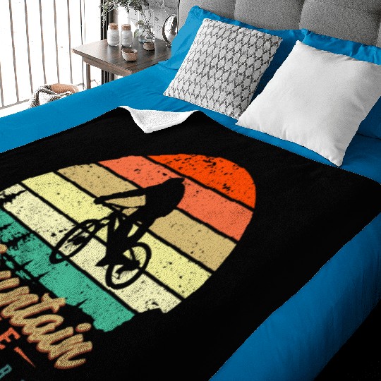 Mountain Bike Adventure Baby Blankets