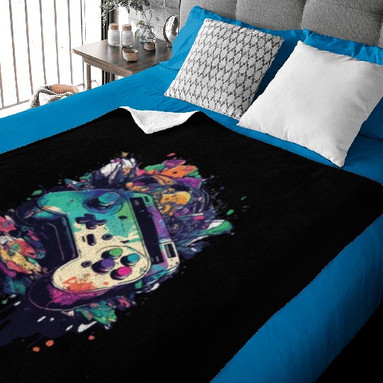 Get Ready to Level Up with Game Controller Baby Blankets