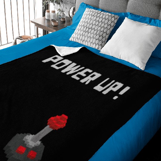POWER UP! Unisex GYM and Gaming design Baby Blankets