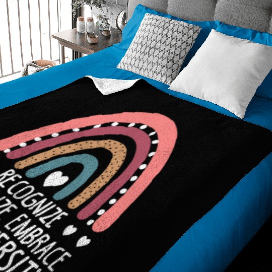 Recognize Normalize Embrace Neurodiversity For Neu Baby Blankets