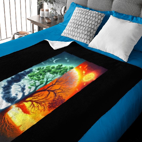 The Tree of Life Summer to Winter Baby Blankets