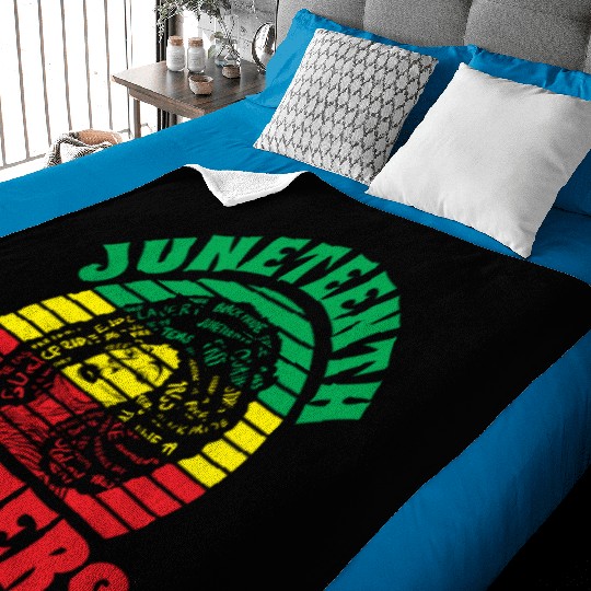Juneteenth Matters African 1865 Black American Baby Blankets