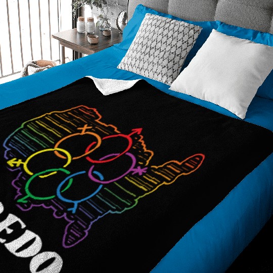 Laredo Pride Month Pride Flag LGBT Community LGBTQ Baby Blankets