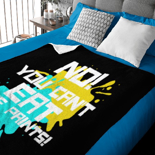 funny art teacher Baby Blankets