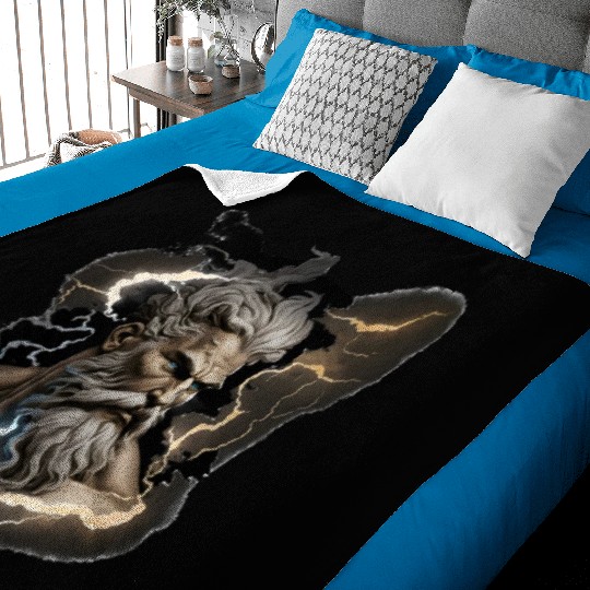 Zeus - A Colorful Tribute to the Greek God of Sky Baby Blankets