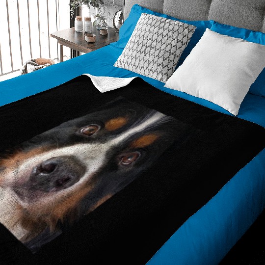 Bernese Mountain Dog Baby Blankets