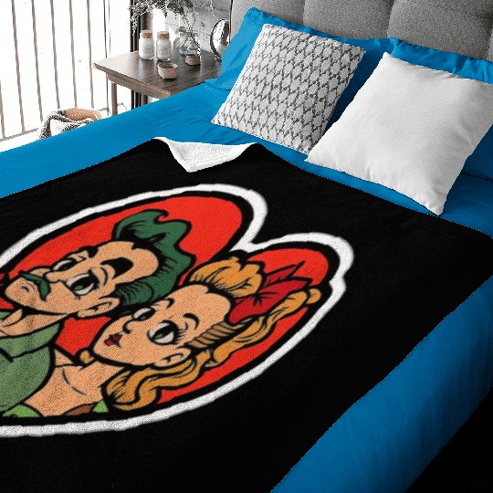 Lovely Couple In Valentine’s Day Baby Blankets