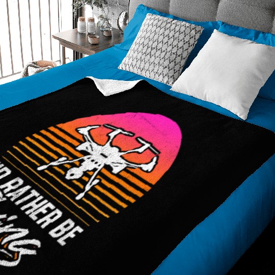 Drone Lover Drones Flying Baby Blankets