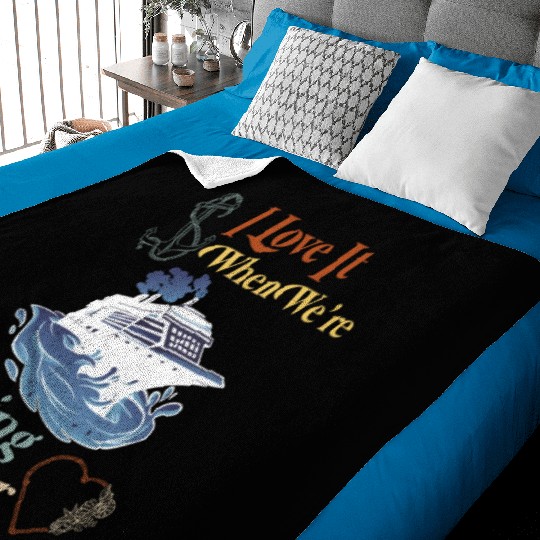Cruising Together Cruise Vacation Spring Break Baby Blankets
