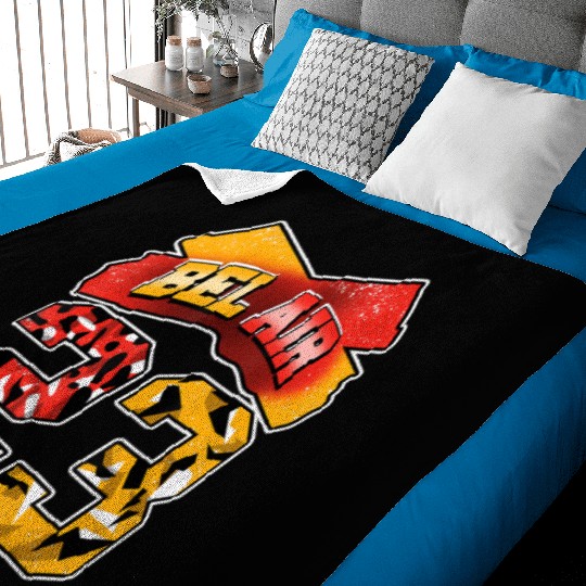 Fresh Air Number 23 Citrus 7s Matching Baby Blankets