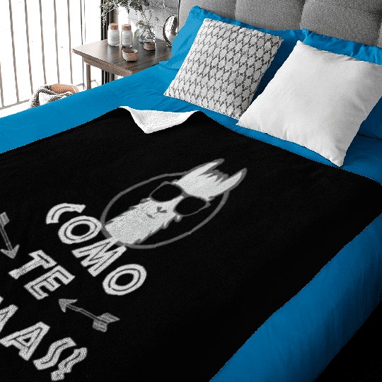 Como Te Llamas Funny Spanish Teacher Baby Blankets