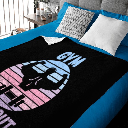 Gym Workout Baby Blankets