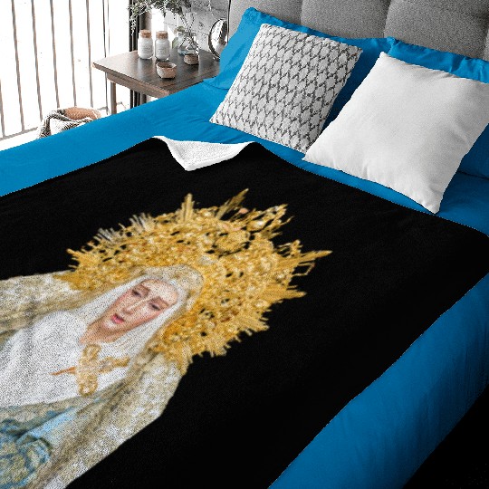 Virgin Mary Mother of Jesus Madonna Baby Blankets
