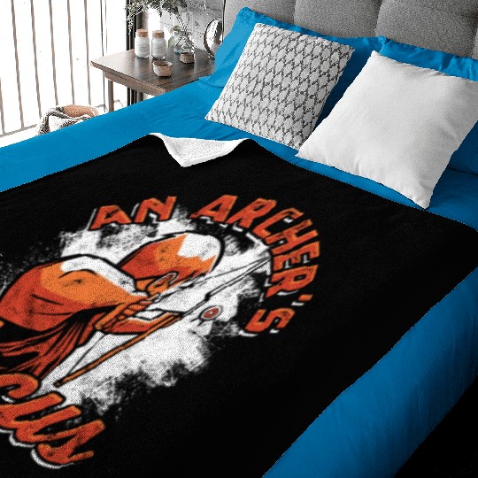An archer's focus - Archery Baby Blankets