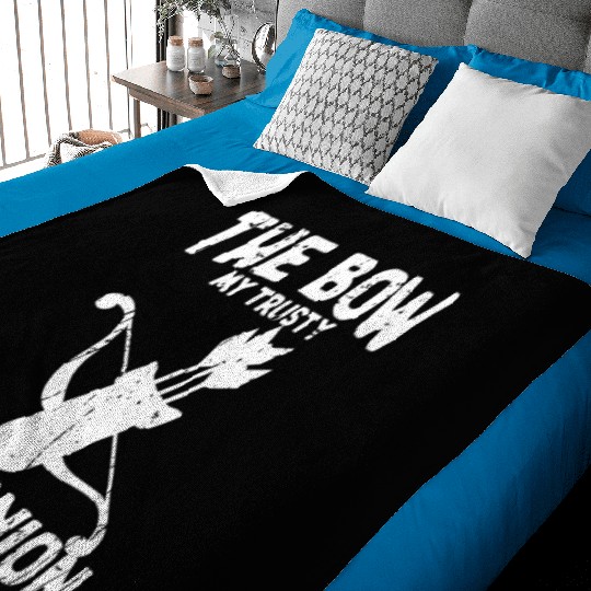 The bow, my trusty companion - Archery Baby Blankets