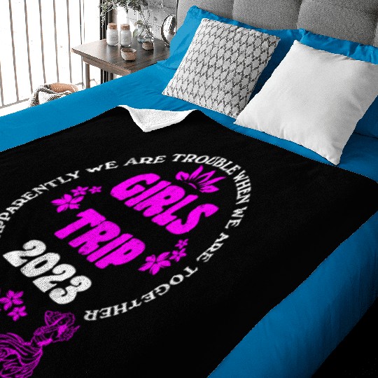 Girls Trip 2023 girls vacation girls spring break Baby Blankets