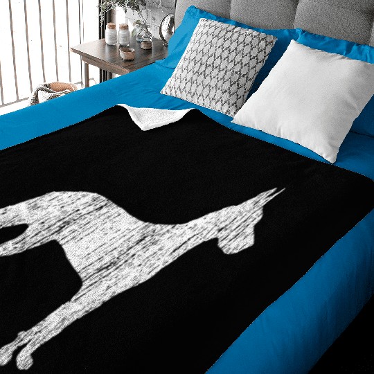 Great Dane Dog Owner Gift Vintage Animal Baby Blankets