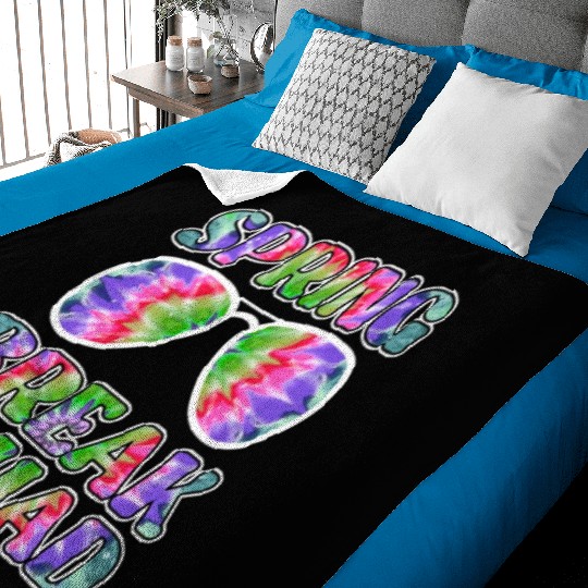 Spring Break Squad Summer Vacation Spring Break Baby Blankets