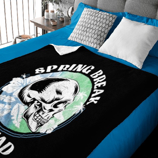 Spring Break Squad Summer Vacation Spring Break Baby Blankets