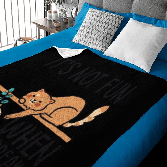 Mean Cat Drawing Line Art Cat Owner Pet Cat Baby Blankets