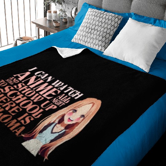 Watch Anime All Night Funny Graduate Diploma Schoo Baby Blankets