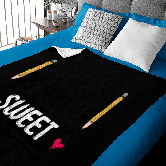 My Class Is Full Of Sweethearts Baby Blankets