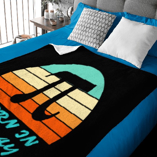 Cool Born On PI Day Baby Blankets