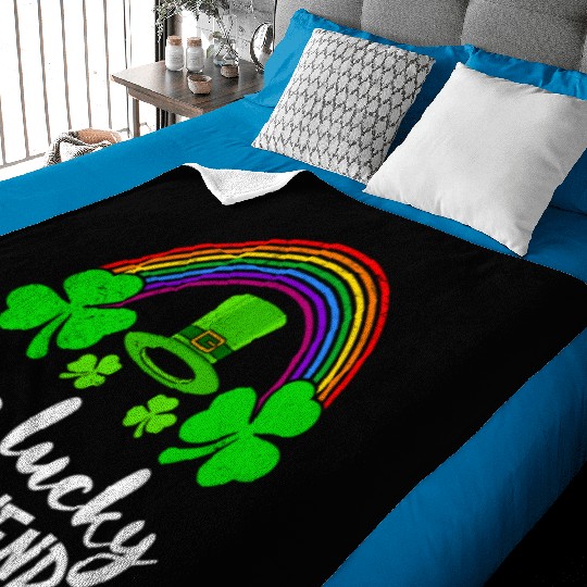 One Lucky Boyfriend St Patrick's Day Baby Blankets