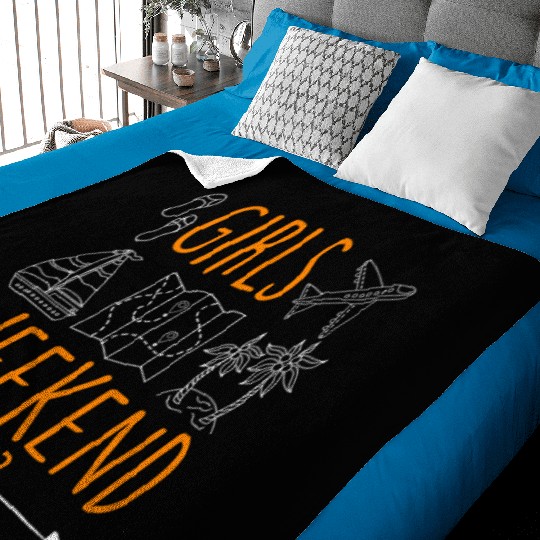 Girls Weekend 2023 Girls Trip Spring Break Baby Blankets